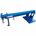 Global Industrial Adjustable Pivoting Forklift Jib Boom Crane, 86-5/8in-146-5/8inL, 6000 Lbs.Cap. 989043